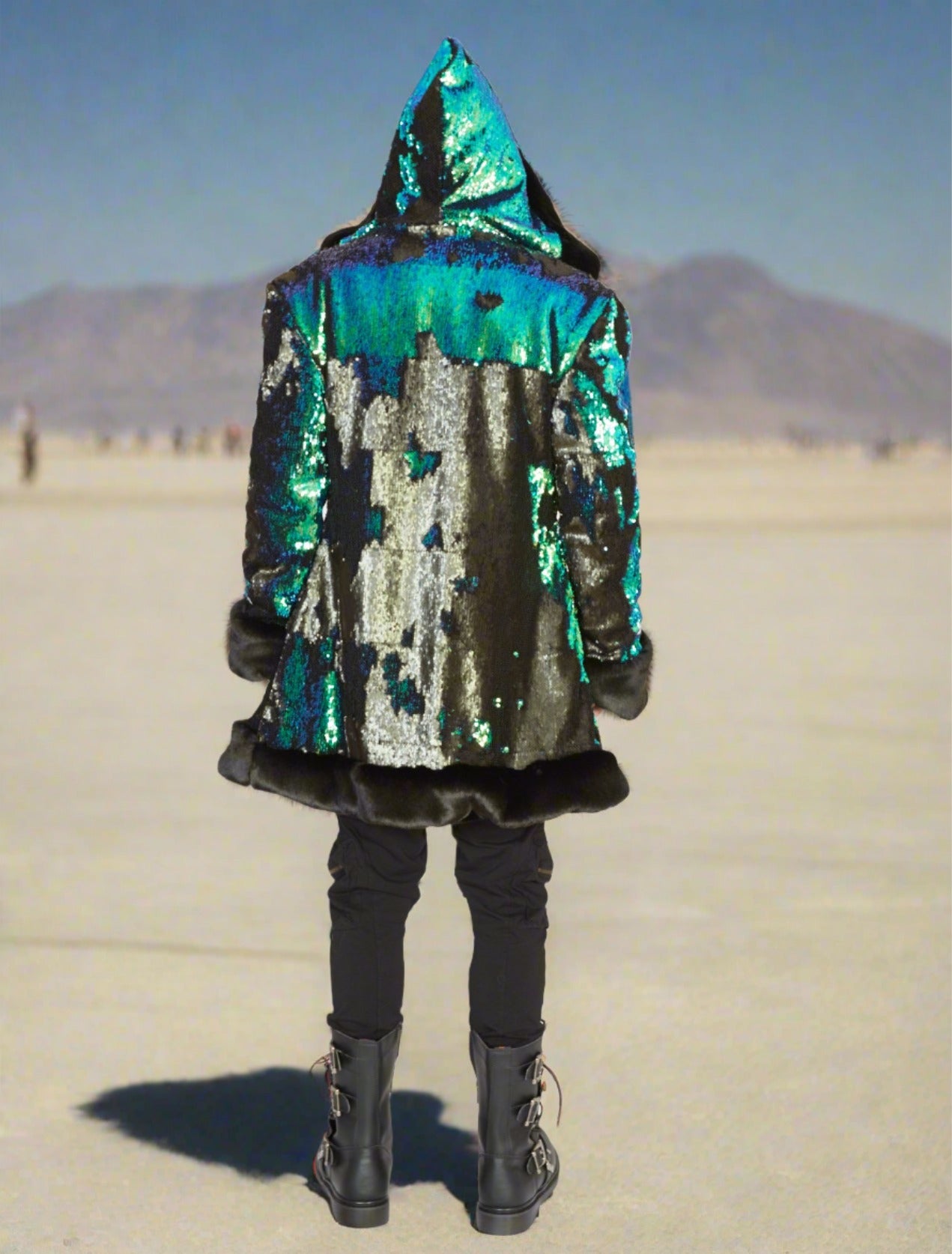 Chameleon Dragon festival jacket men