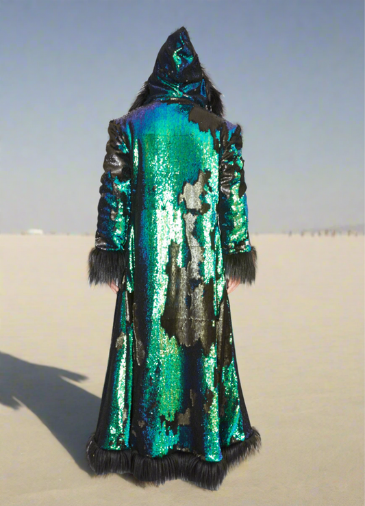 Master Dragon men festival fur coat