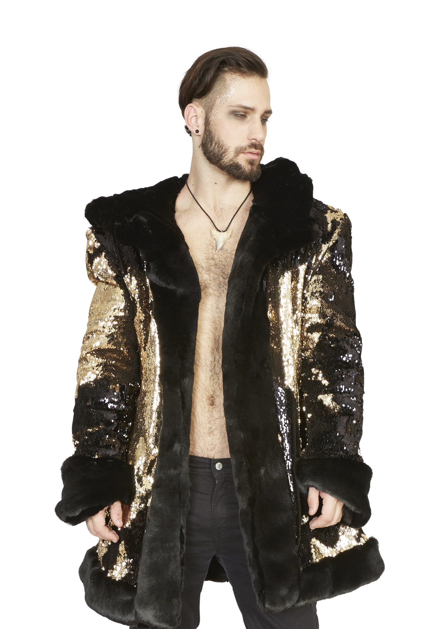 Golden Dragon men festival jacket