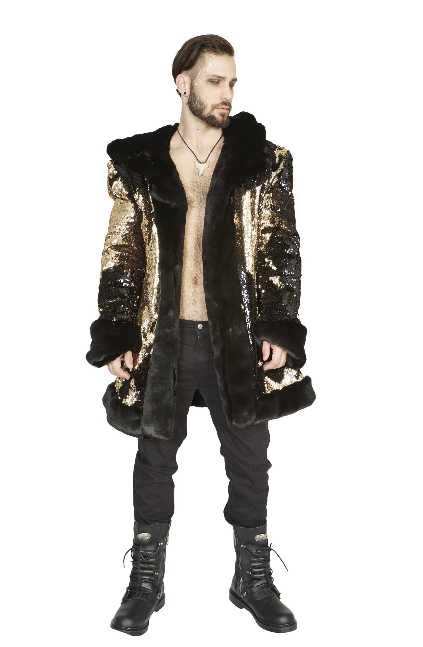 Golden Dragon men festival jacket