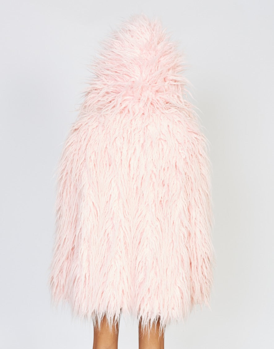 Dancing Queen faux fur coat