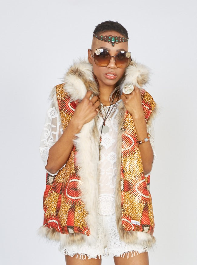 Amazon faux fur vest