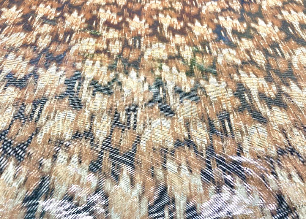 Photo of Stretchy Lining Fabric for Custom Festival Coats - Arcane Marble