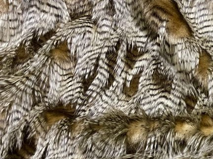Brown Falcon - Faux Fur for Custom Festival Coats