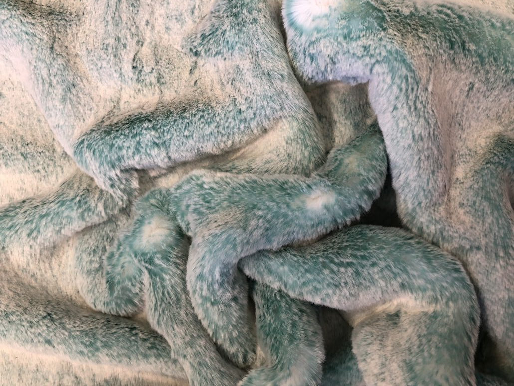 Turquoise - Faux Fur for Custom Festival Coats