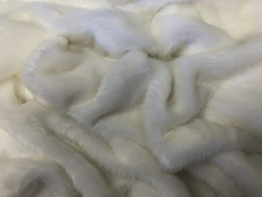 White Short - Faux Fur for Custom Festival Coats