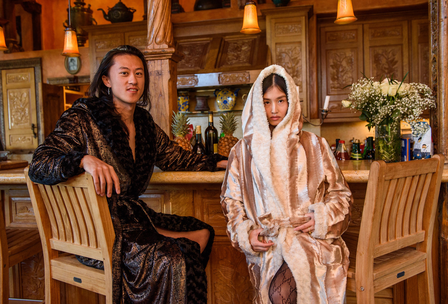 BOHO Fur Robe