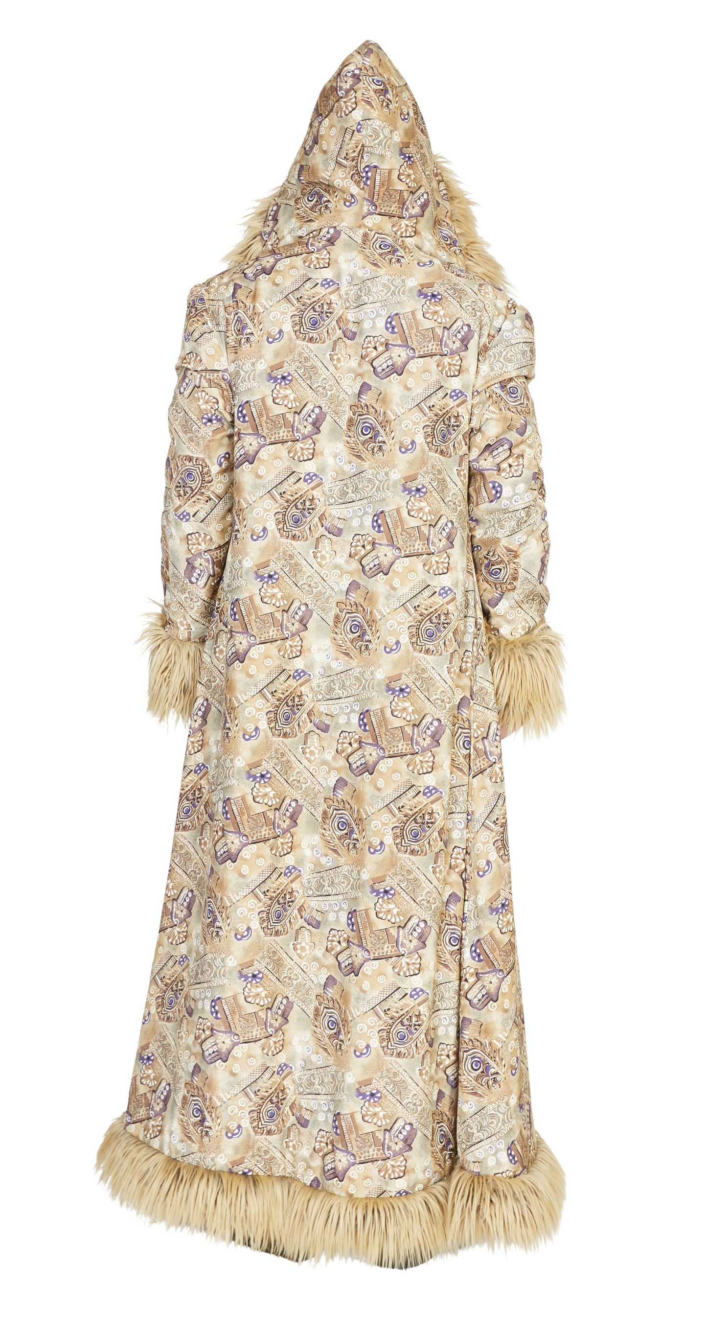 Desert Guardian faux fur coat