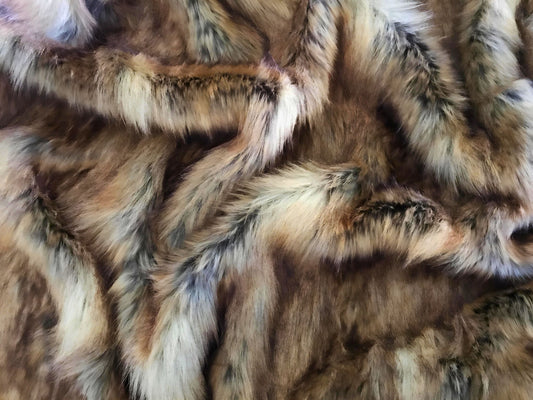 Grey Fox - Faux Fur Fabric - Boho Coats - Festival Fashion
