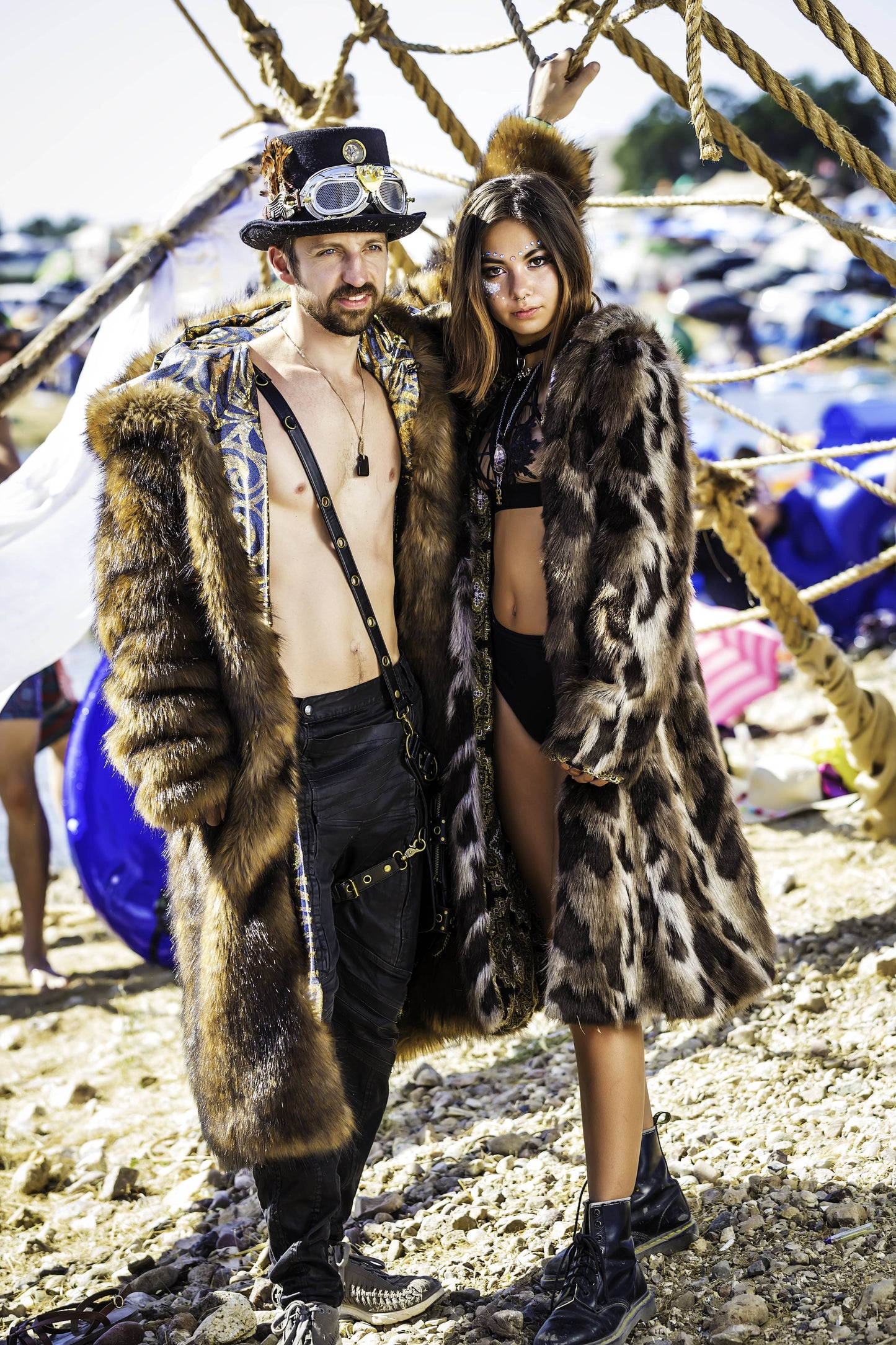 Black Diamond Burning Man outfit | Boho Coats