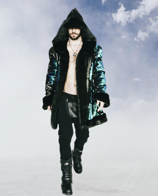 Chameleon Dragon Fur Coat