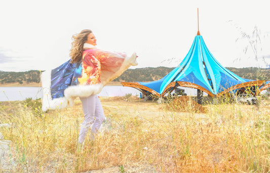 Union Android Jones Poncho | Boho Coats