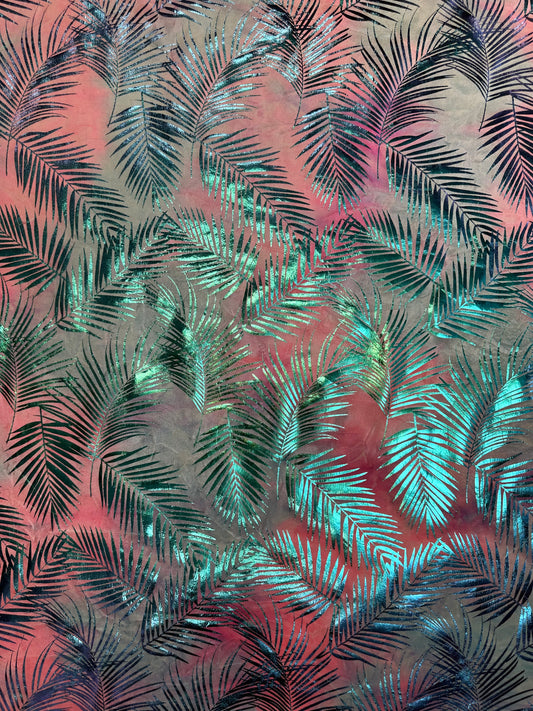 Tropical Neon - Stretchy Lining Fabric