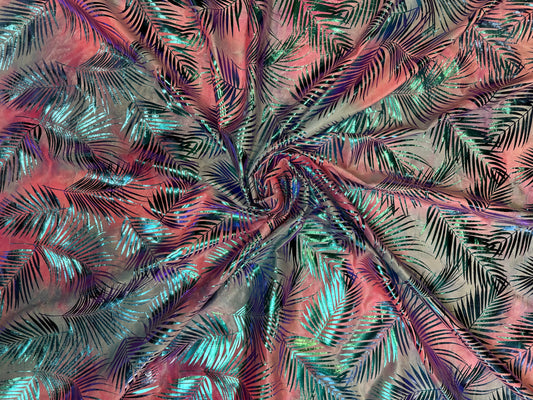 Tropical Neon - Stretchy Lining Fabric