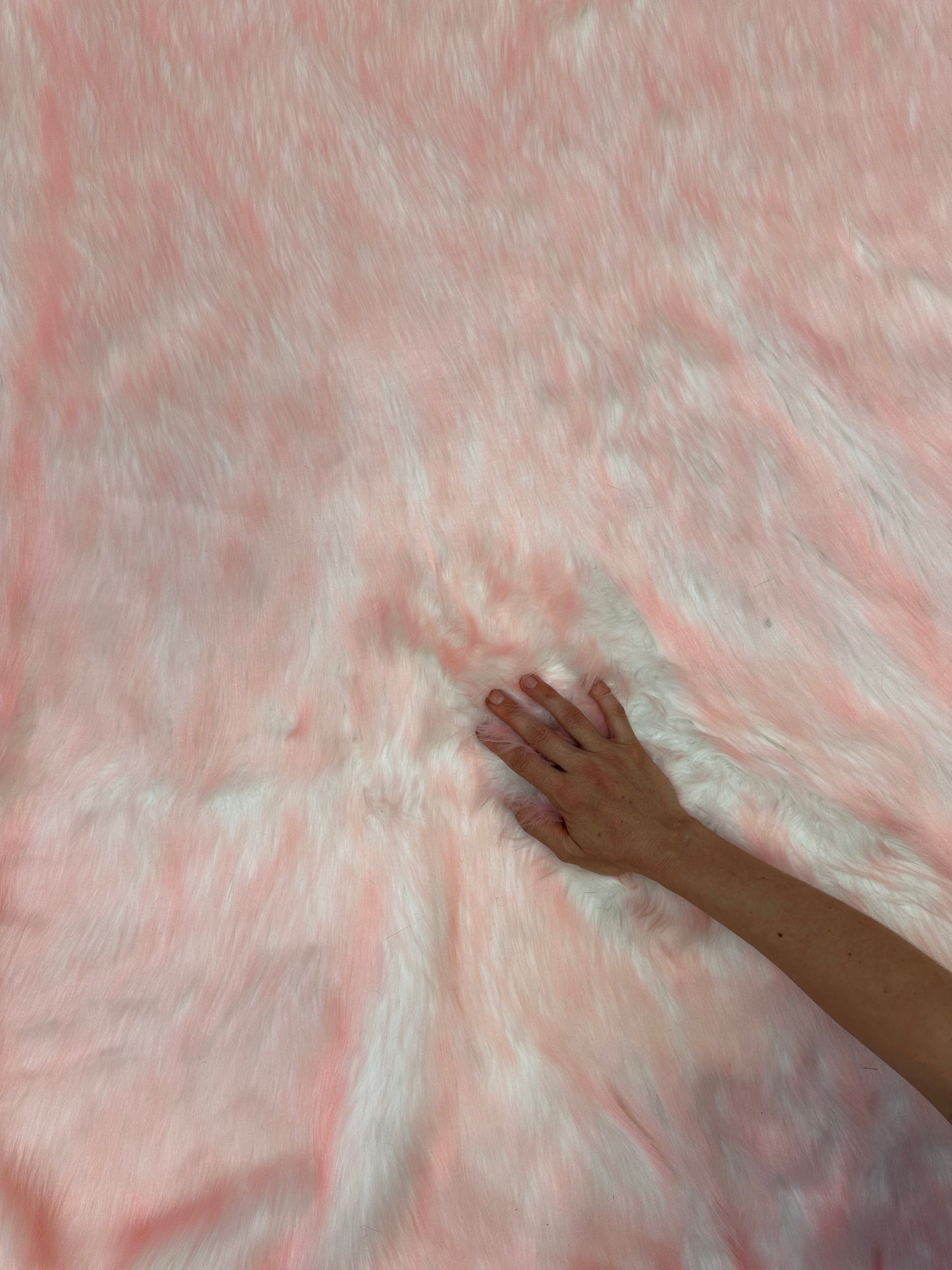 Pink Cloud - Faux Fur Fabric