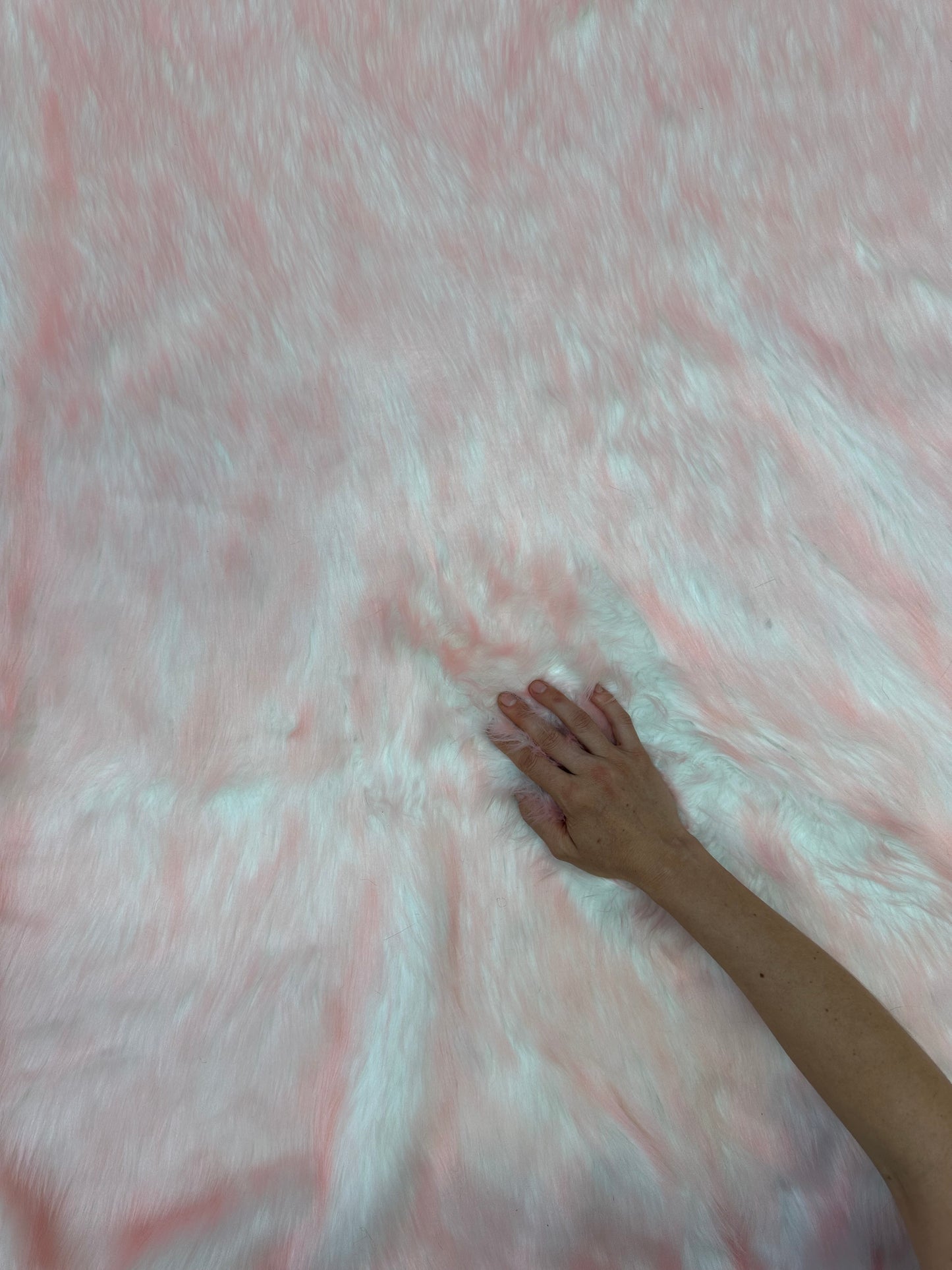 Pink Cloud - Faux Fur Fabric