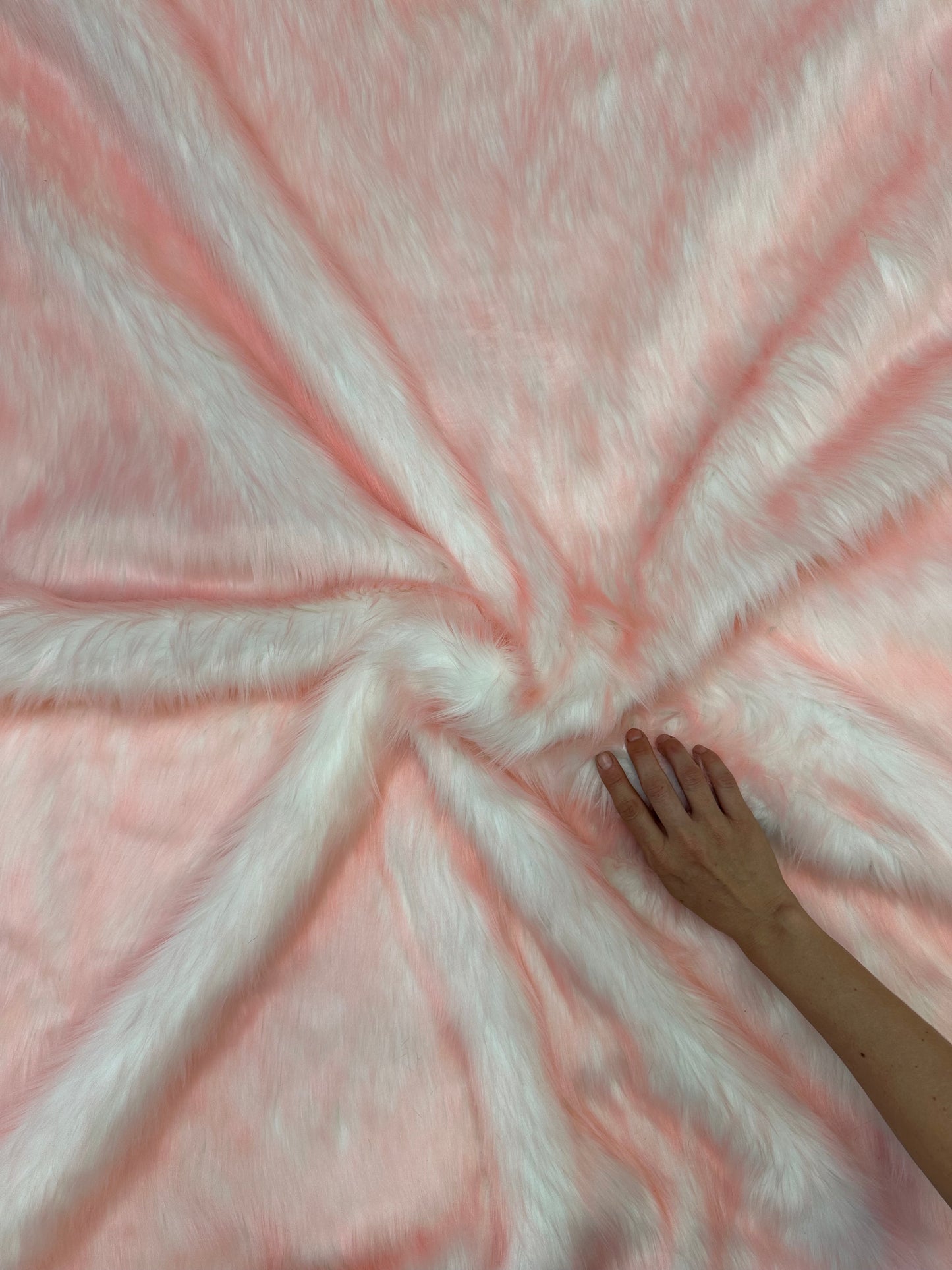 Pink Cloud - Faux Fur Fabric