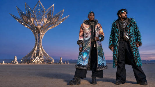 Axis Mundi Outfit Ideas for Burning Man 2026 — practical festival fashion editorial