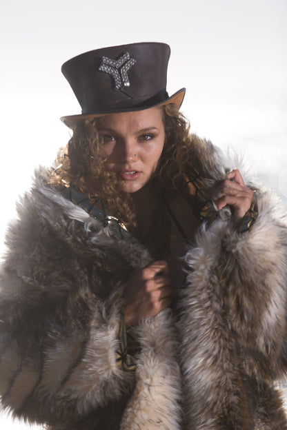 Gypsy queen bohemian fur coat