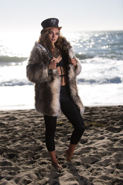 Gypsy Queen bohemian fur coat | Bohocoats