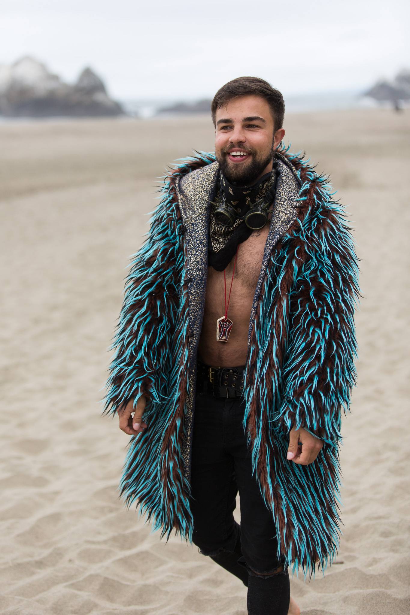 Burning man 2025 fur coat