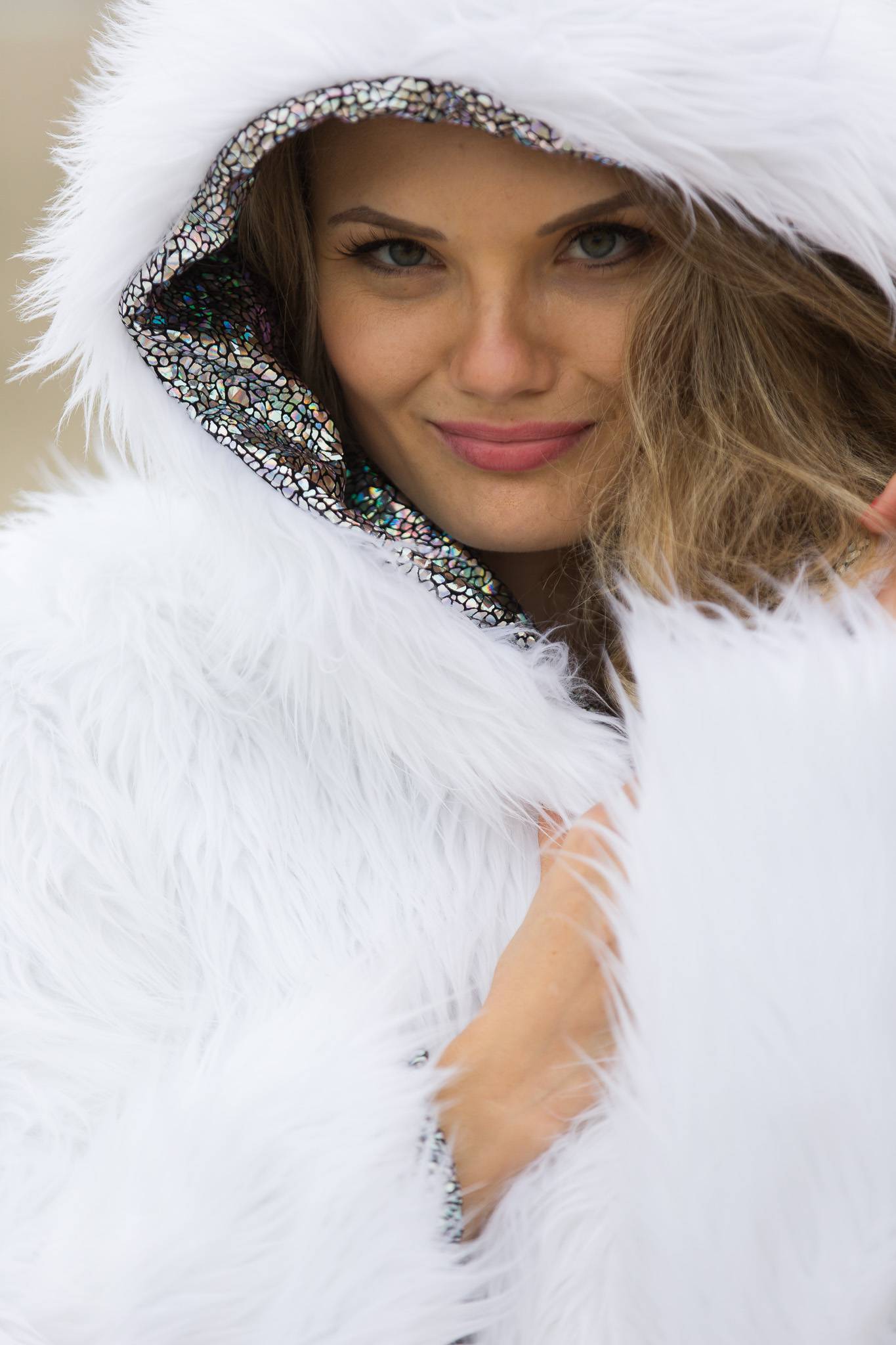 Snow Maiden White Fur Coat | Boho Coats
