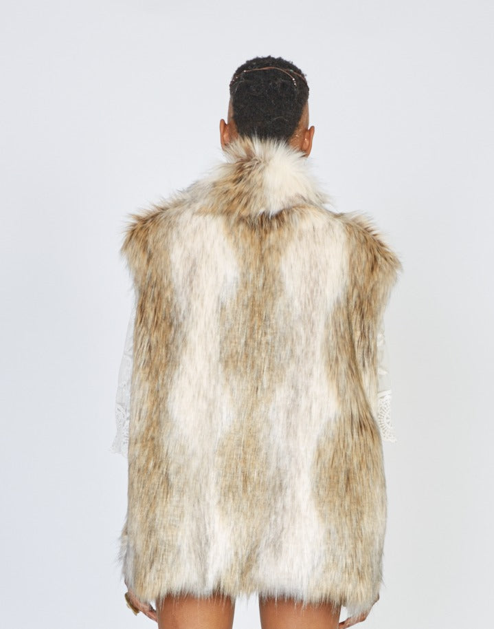 Amazon faux fur vest