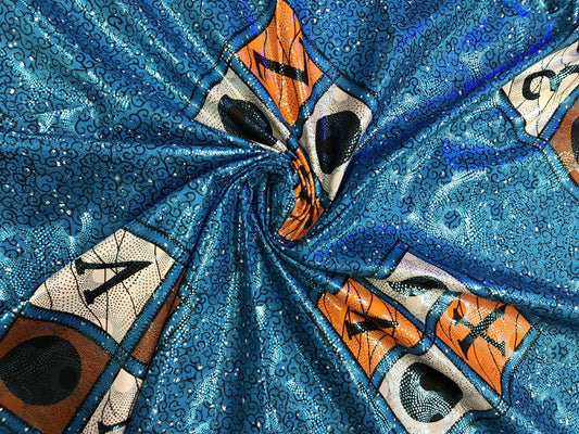 African Blue - BohoCoats Non-Stretchy Lining For Faux Fur Coats