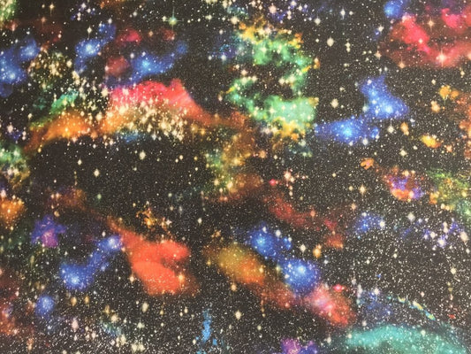 Black Space Close - BohoCoats Non-Stretchy Lining For Faux Fur Coats for Festivals