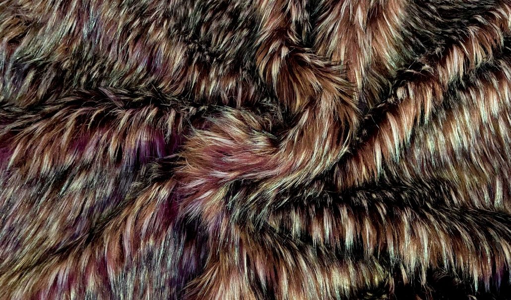 Burgundy - Faux Fur for Custom Festival Coats