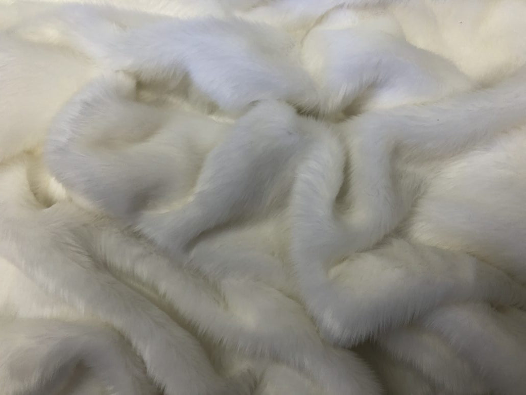 White Short - Faux Fur for Custom Festival Coats