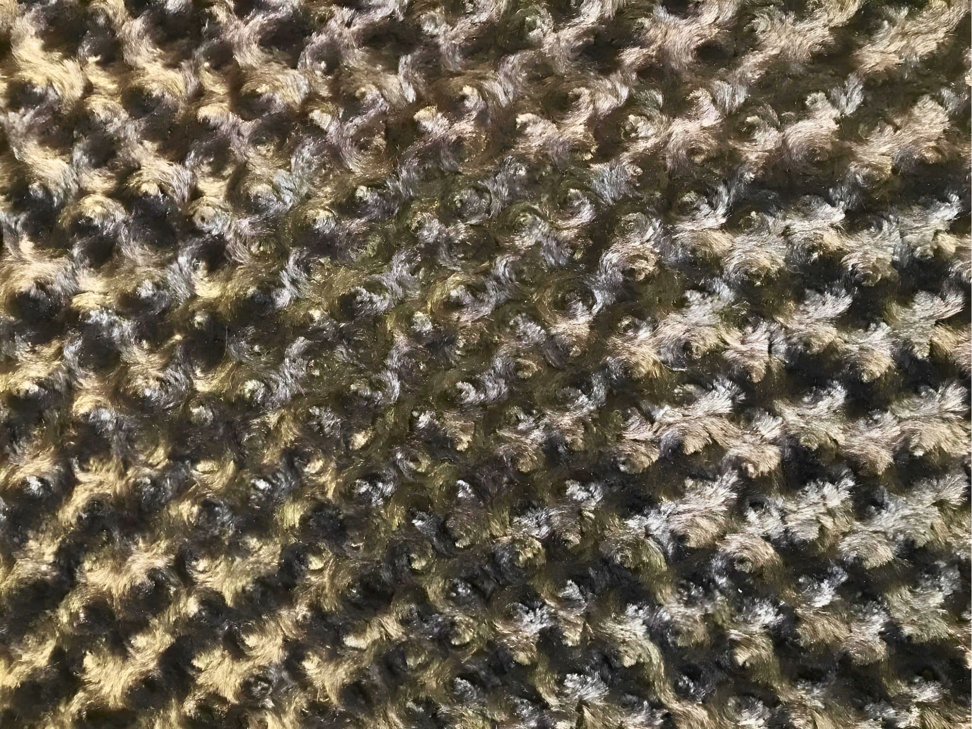 Brown Roses - Faux Fur Fabric - Boho Coats - Festival Fashion