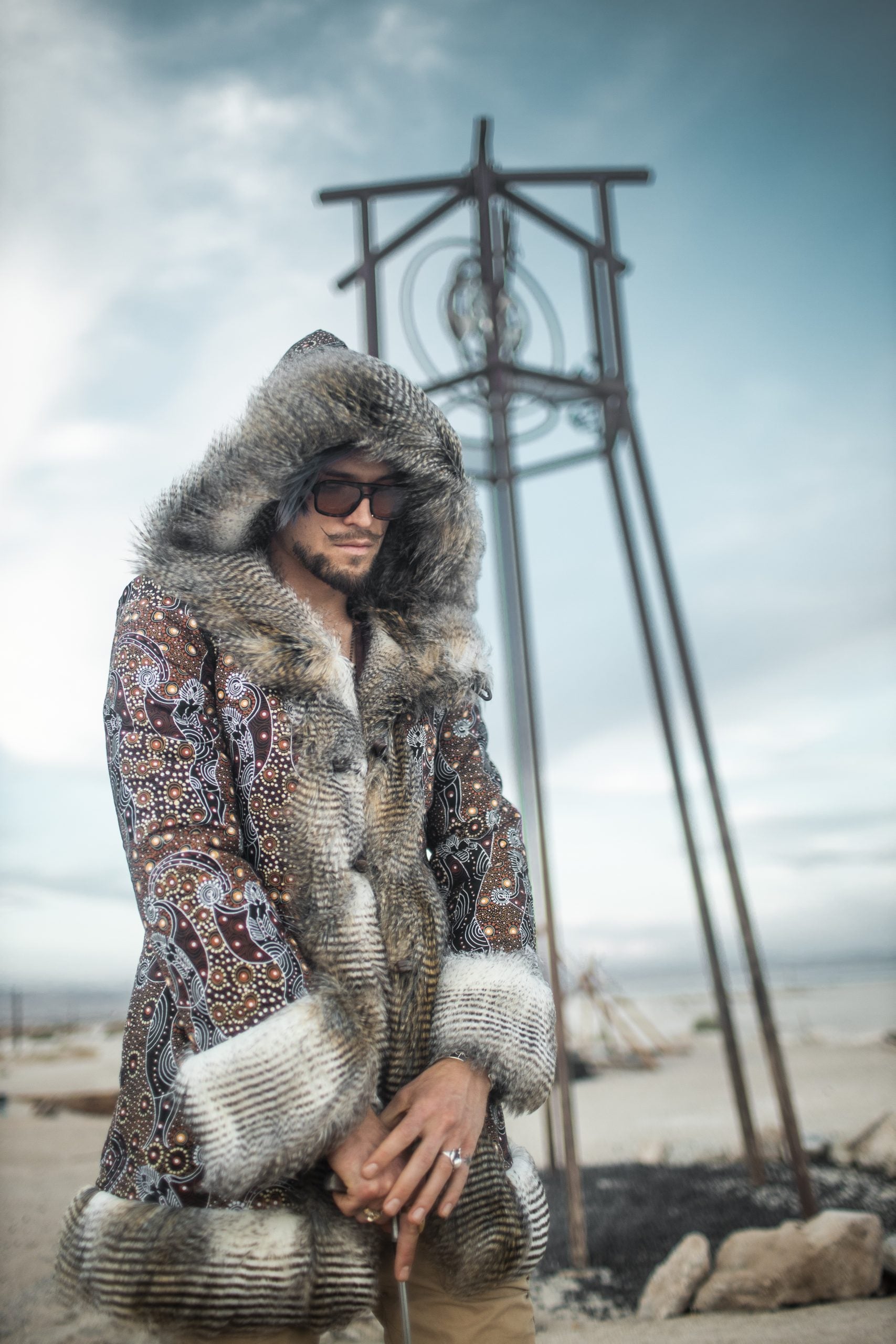 Sanctuary free spirit fur coat sale