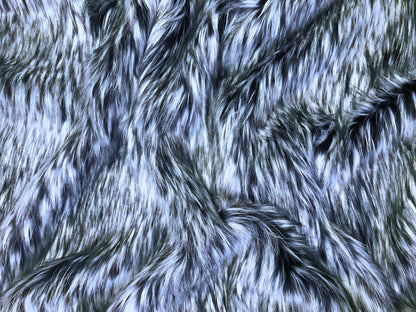 Grey Wolf - Faux Fur Fabric - Boho Coats - Festival Fashion