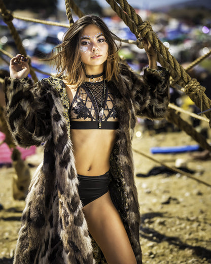 Black Diamond Burning Man outfit | Boho Coats