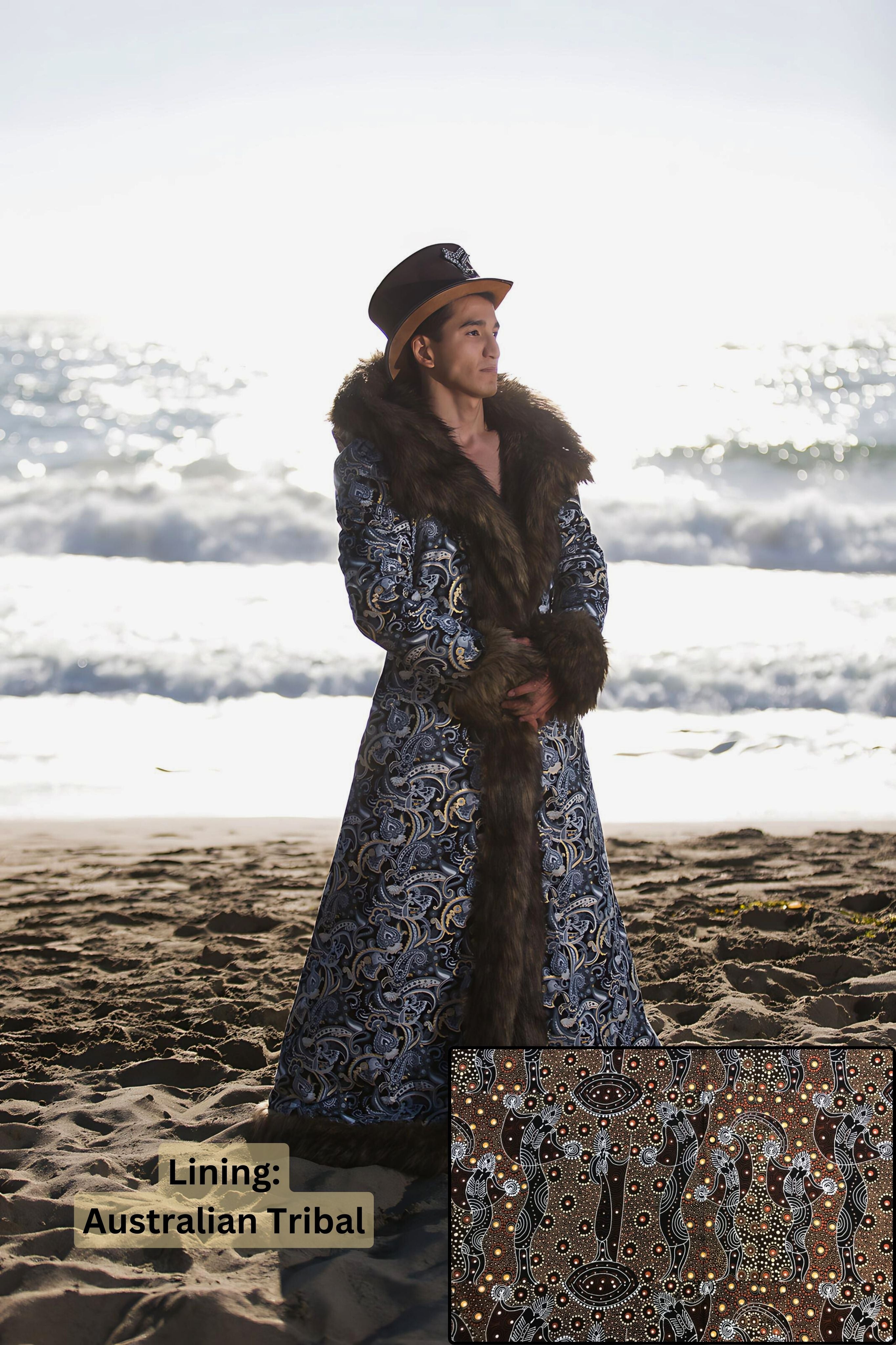 Jon Snow Custom Faux Fur Coat for Festivals Boho Coats
