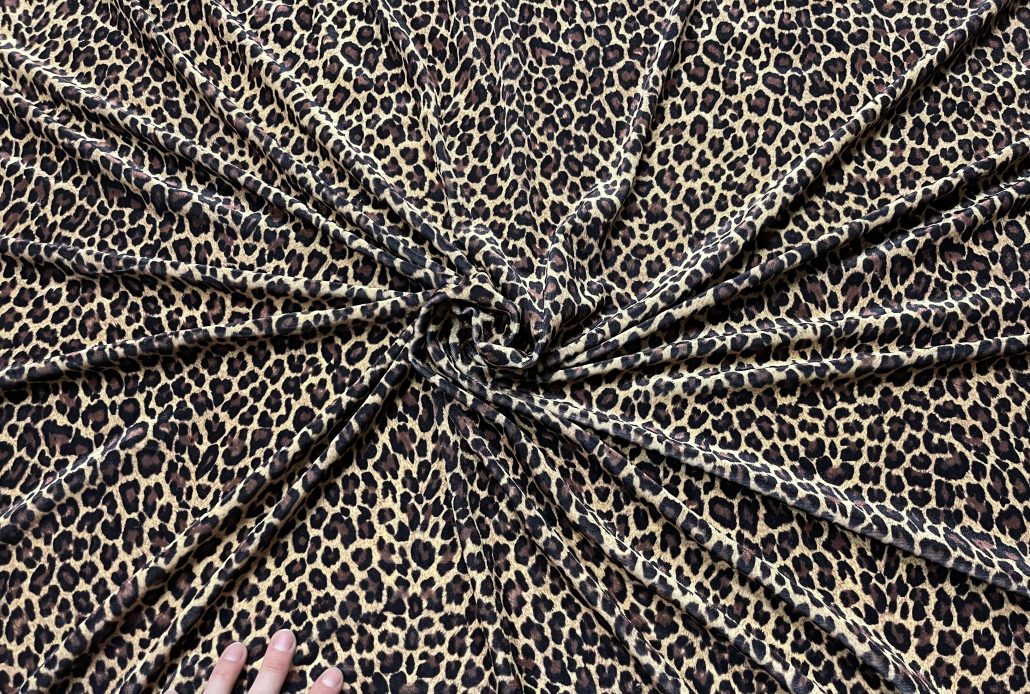 Leopard Velvet - BohoCoats Stretchy Lining Catalog For Faux Fur Coats