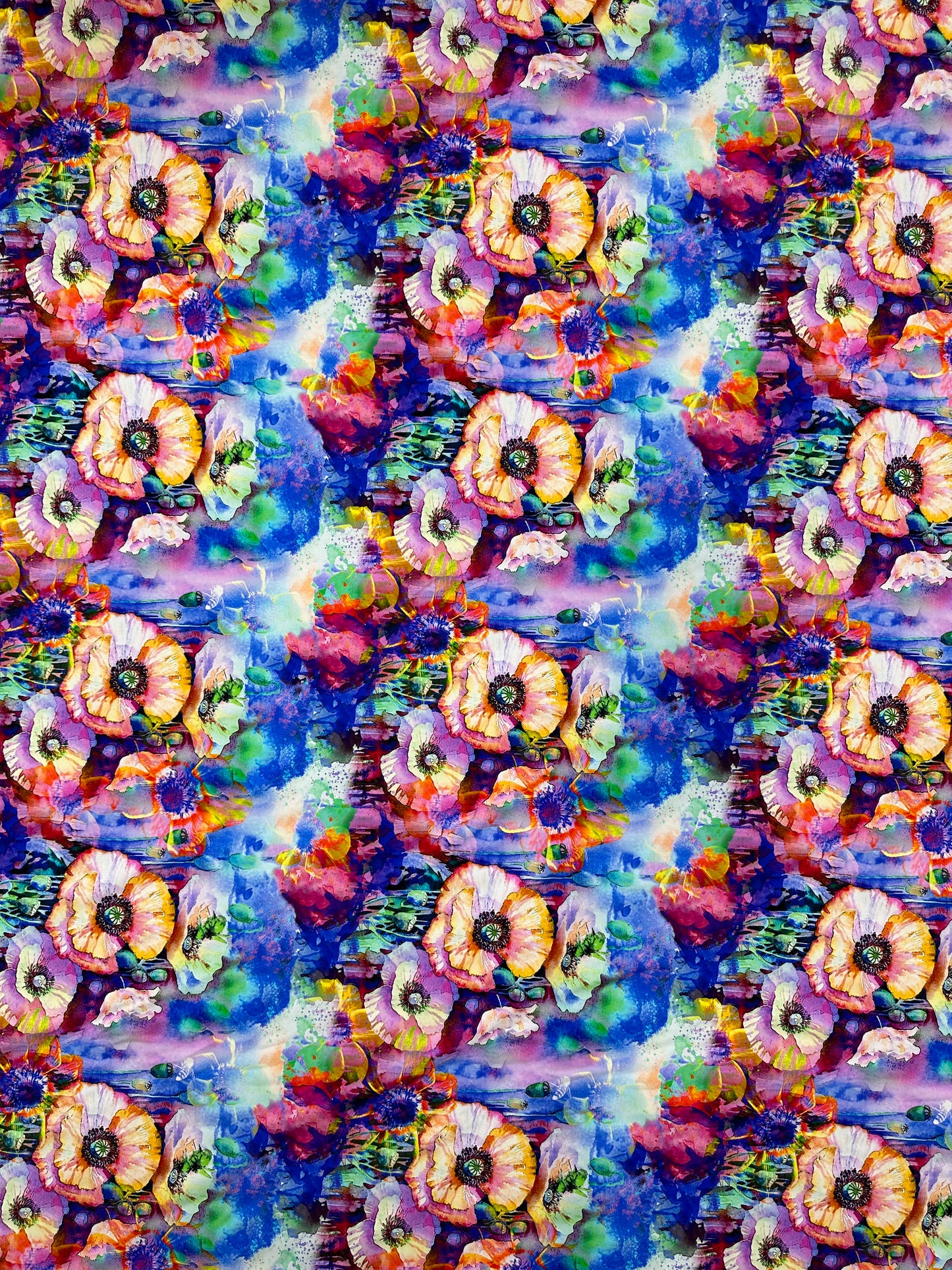 Neon Bright Poppy - Stretchy Lining Fabric