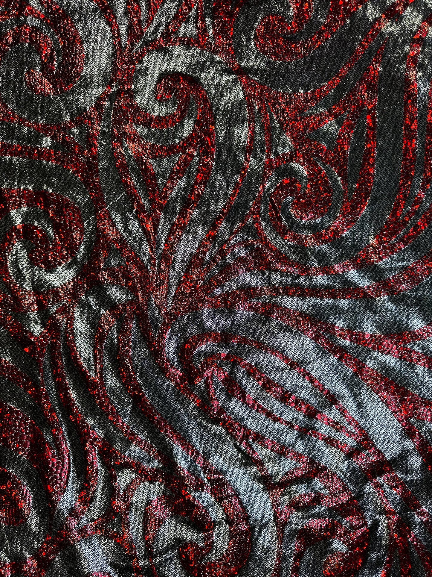 Royal Red - Stretchy Lining Fabric
