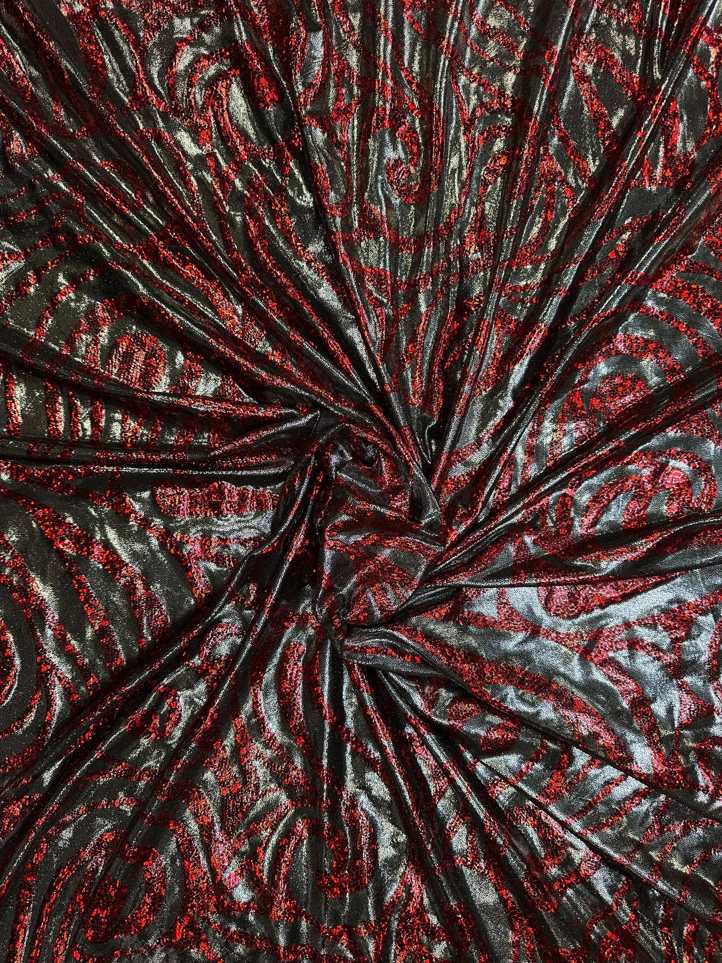 Royal Red - Stretchy Lining Fabric