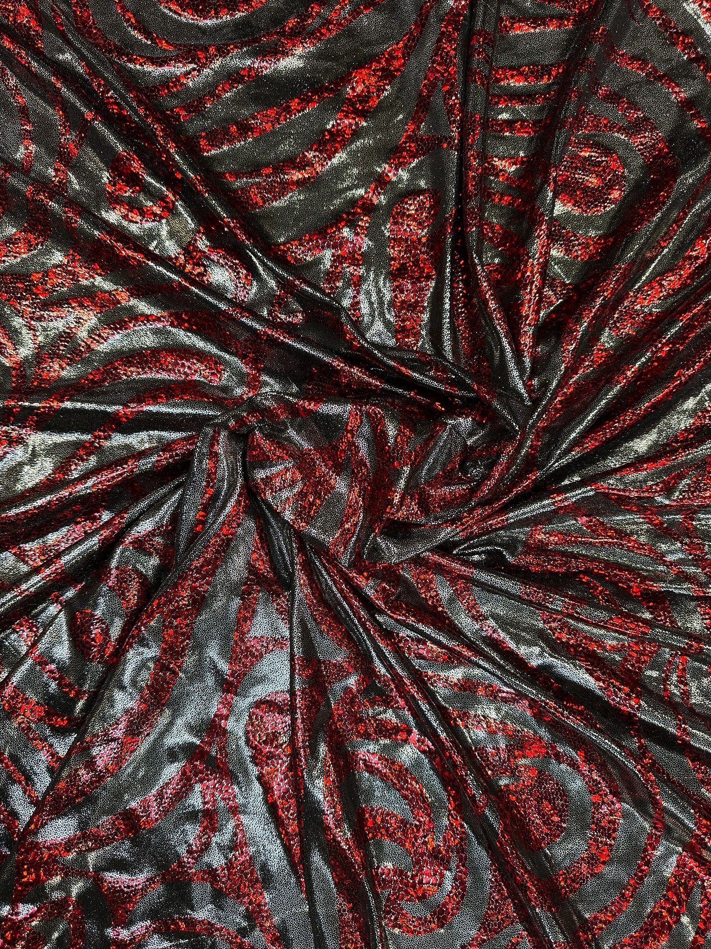 Royal Red - Stretchy Lining Fabric