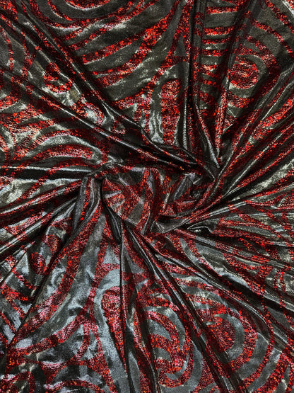 Royal Red - Stretchy Lining Fabric