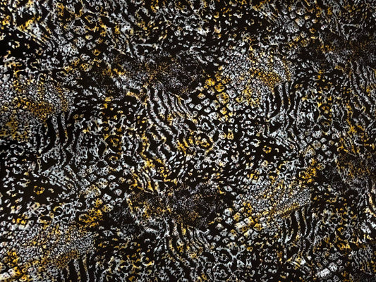 Silver Tiger - Stretchy Lining Fabric