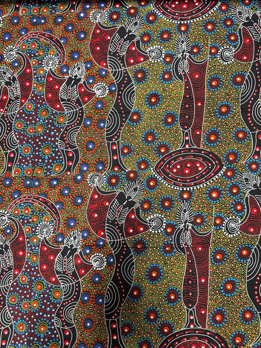 Spirits Burgundi (Australian Cotton) - Non-Stretchy Lining Fabric