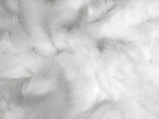 White - Faux Fur Fabric - Boho Coats - Festival Fashion