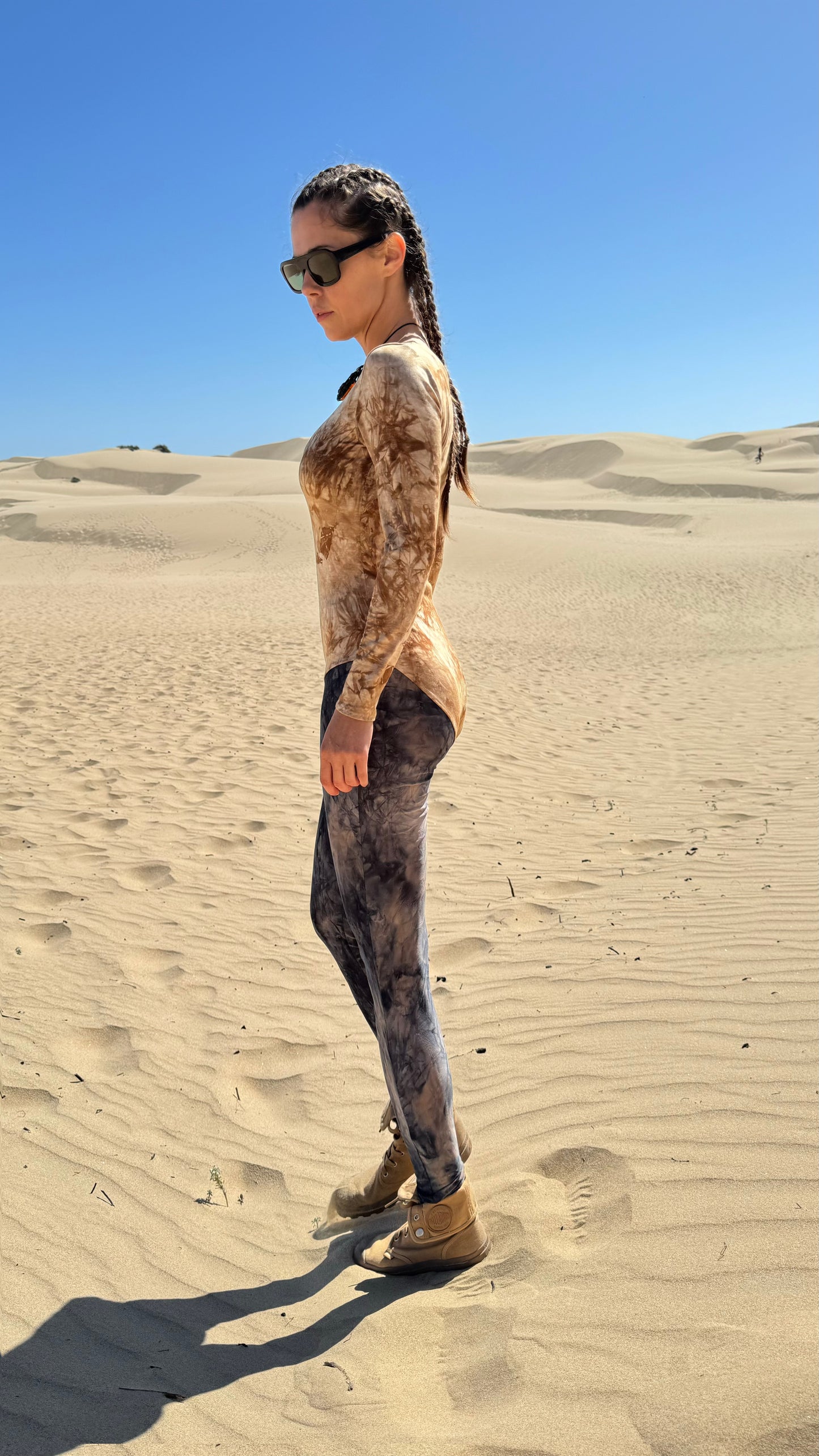 Chani Sand Long Sleeve Bodysuit