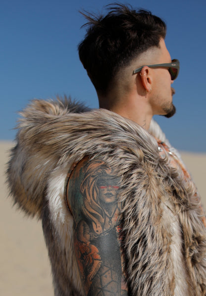 Desert Wolf Fur Vest