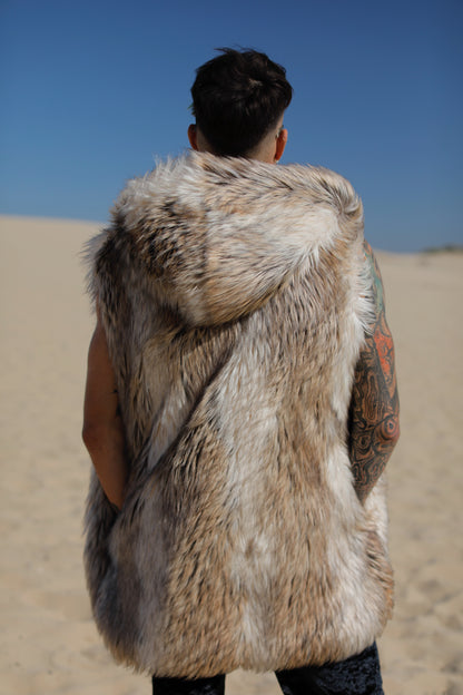 Desert Wolf Fur Vest