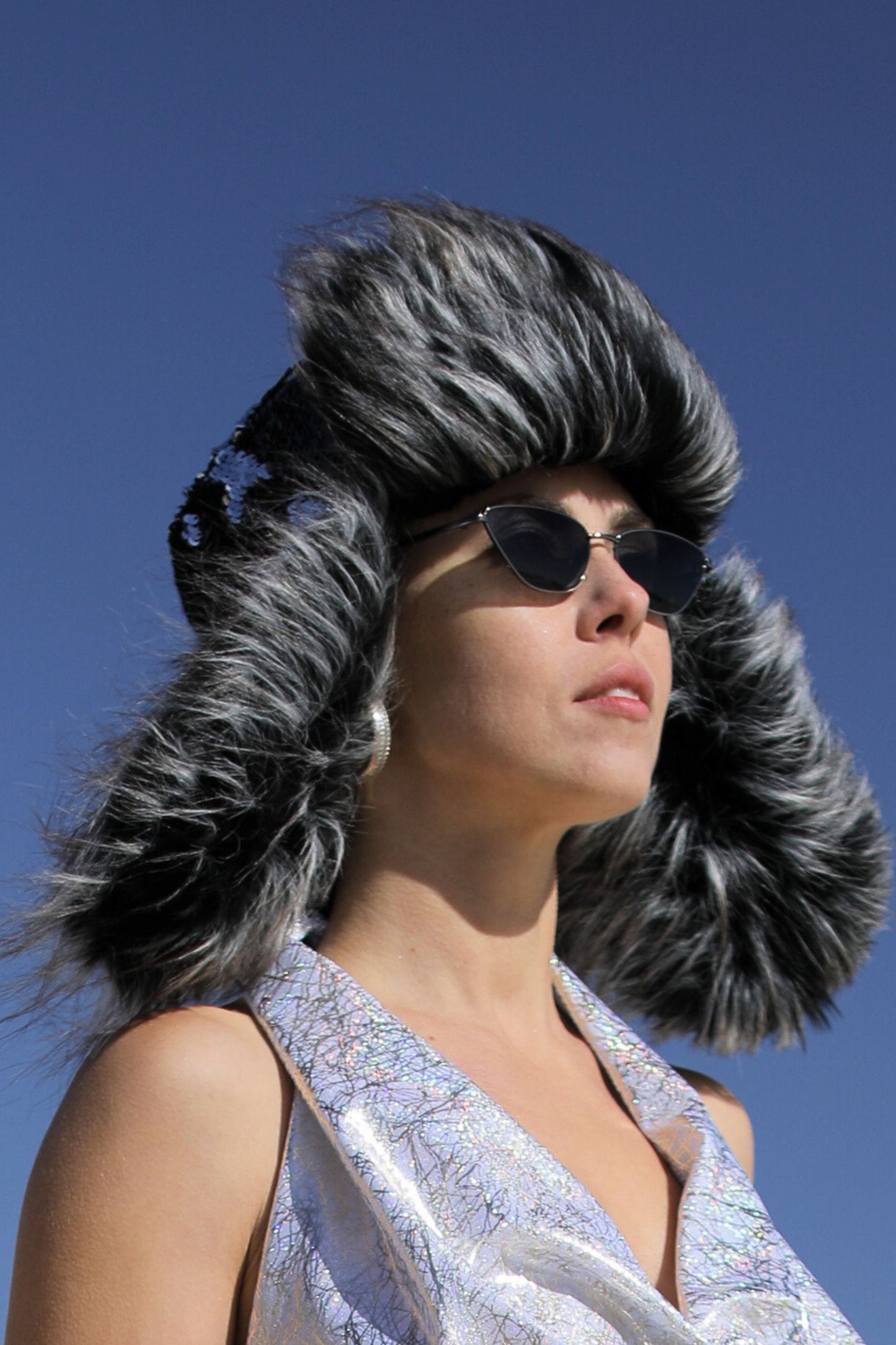 Disco Aviator Earflap Hat