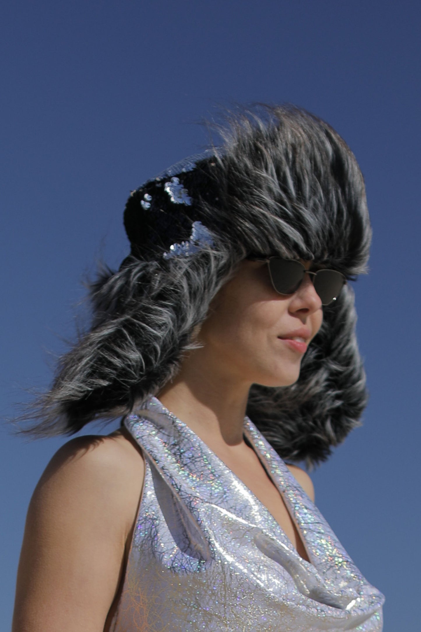 Disco Aviator Earflap Hat